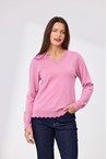 BECKY MERINO JUMPER - soft pink